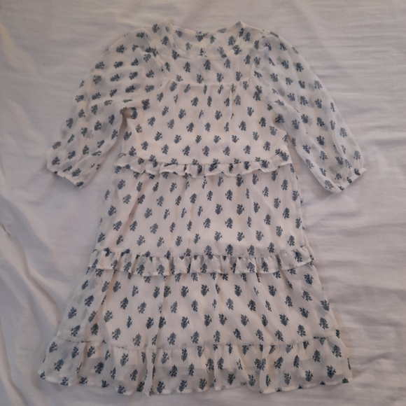 ● Wonder Nation | Girl Short Sleeve Chiffon Peasant Drees - Picture 2 of 14